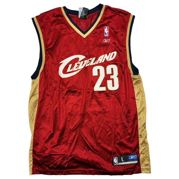 Men's NBA Cleveland Cavaliers #23 Kriwinsky Basketball Jersey Reebok Authentic L - Picture 2 of 6